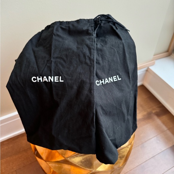 CHANEL Black Lambskin Leather Espadrilles, Size 9-9.5 (Chanel size 40) - Picture 9 of 16